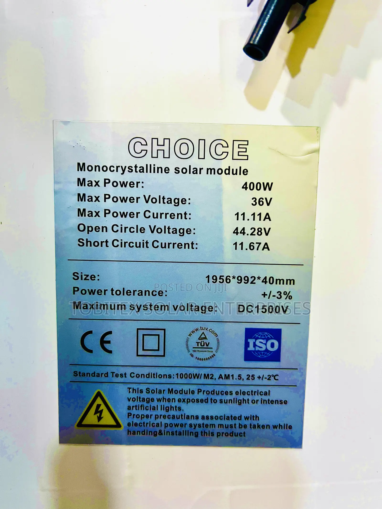 Solar Energy Panels 400watts Choice