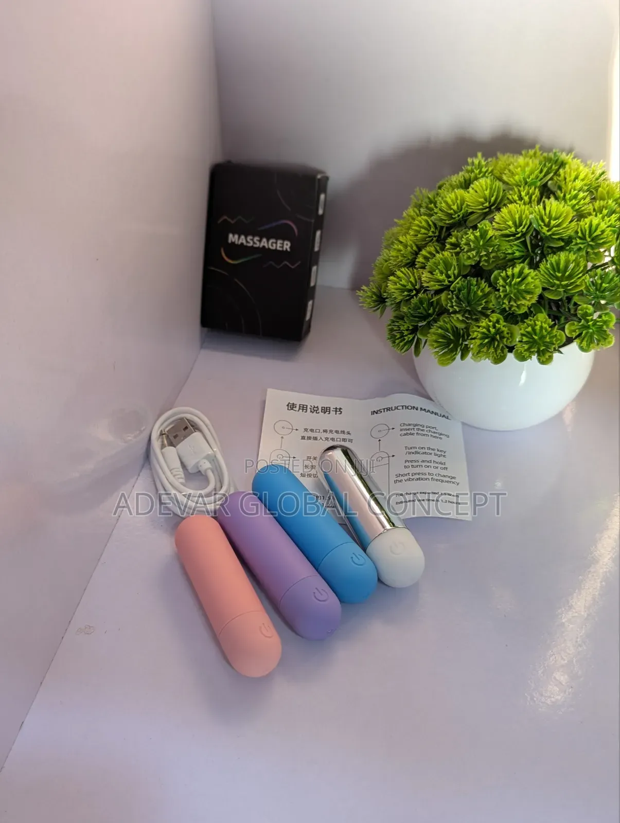 Magic Bullet Vibrator Massager Clitoris Stimulator for Women