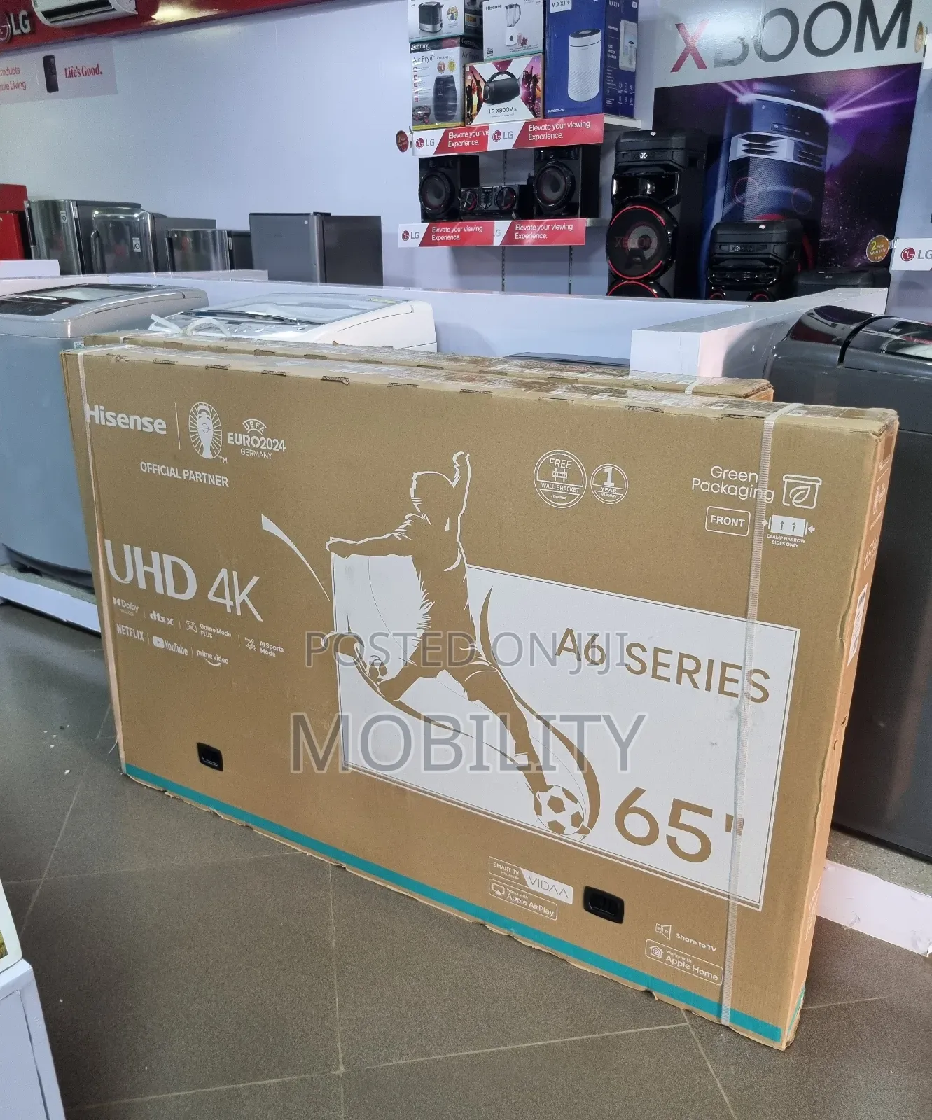 Hisense 65" Smart Tv Real 2025 Model +Apple Airplay + 1yr Warranty