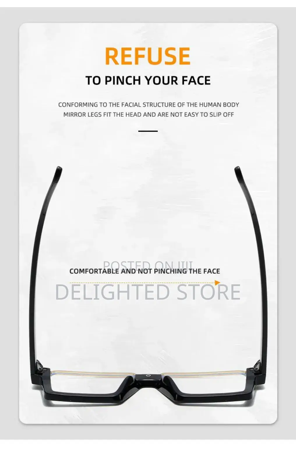 Tiktok Luxurious Style Flat Mirror Glases