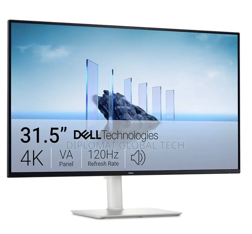 Dell 32 Plus Monitor S3225qs 31.5”Inches 120hz 16:9 Display, Ash White