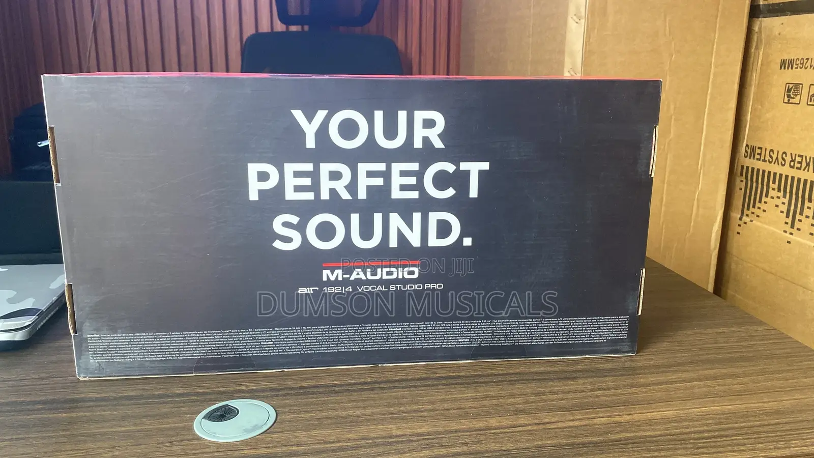 M-Audio Soundcard Audio Interface Headphone and Studio Microphone