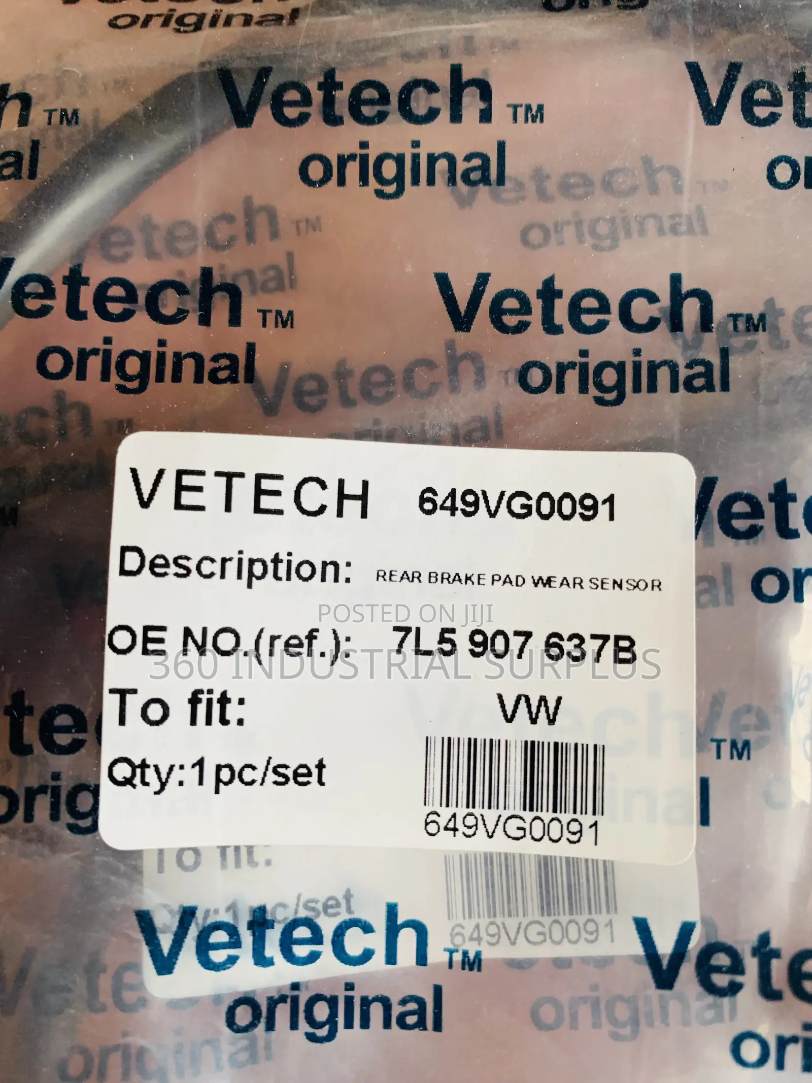 Genuine Vetech Brake Pad Wear Indicator Sensor 7lb