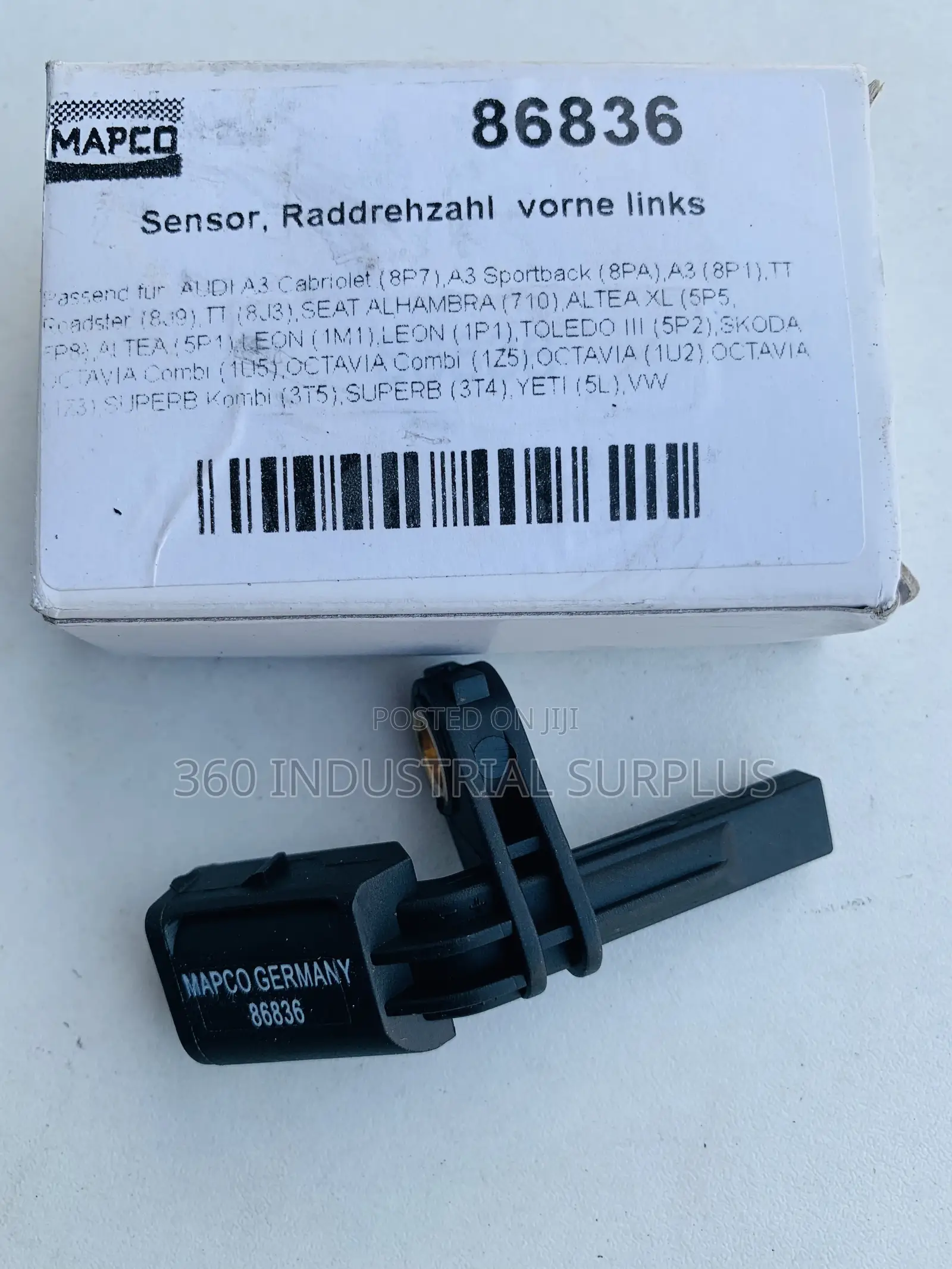 Genuine Mapco 86836 Abs Sensor