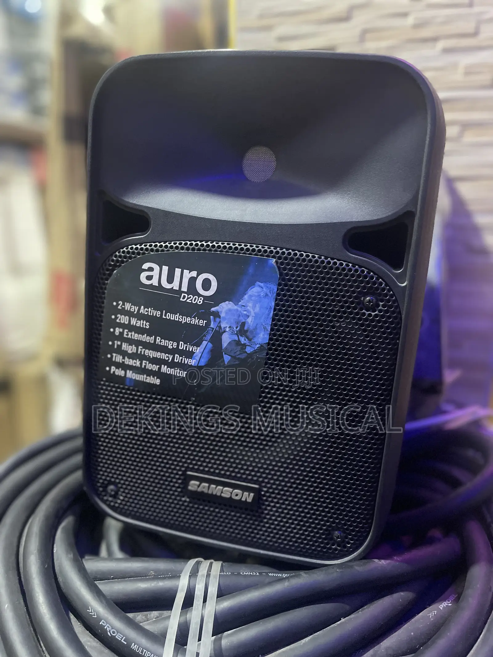 Samson Auro D208 200 Watt Powered Active Speaker