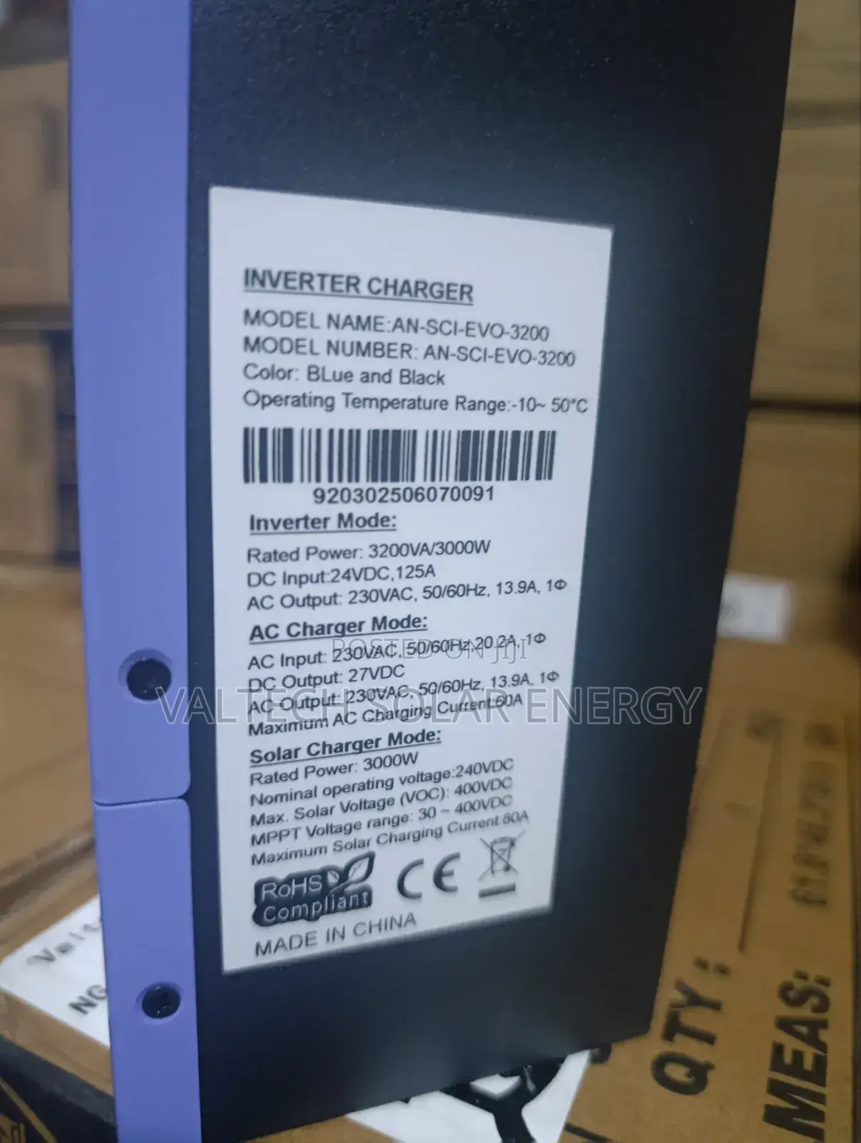 Brand New Lvtopsun 24v 4kw Hybrid Solar Inverter With Inbuilt Wifi