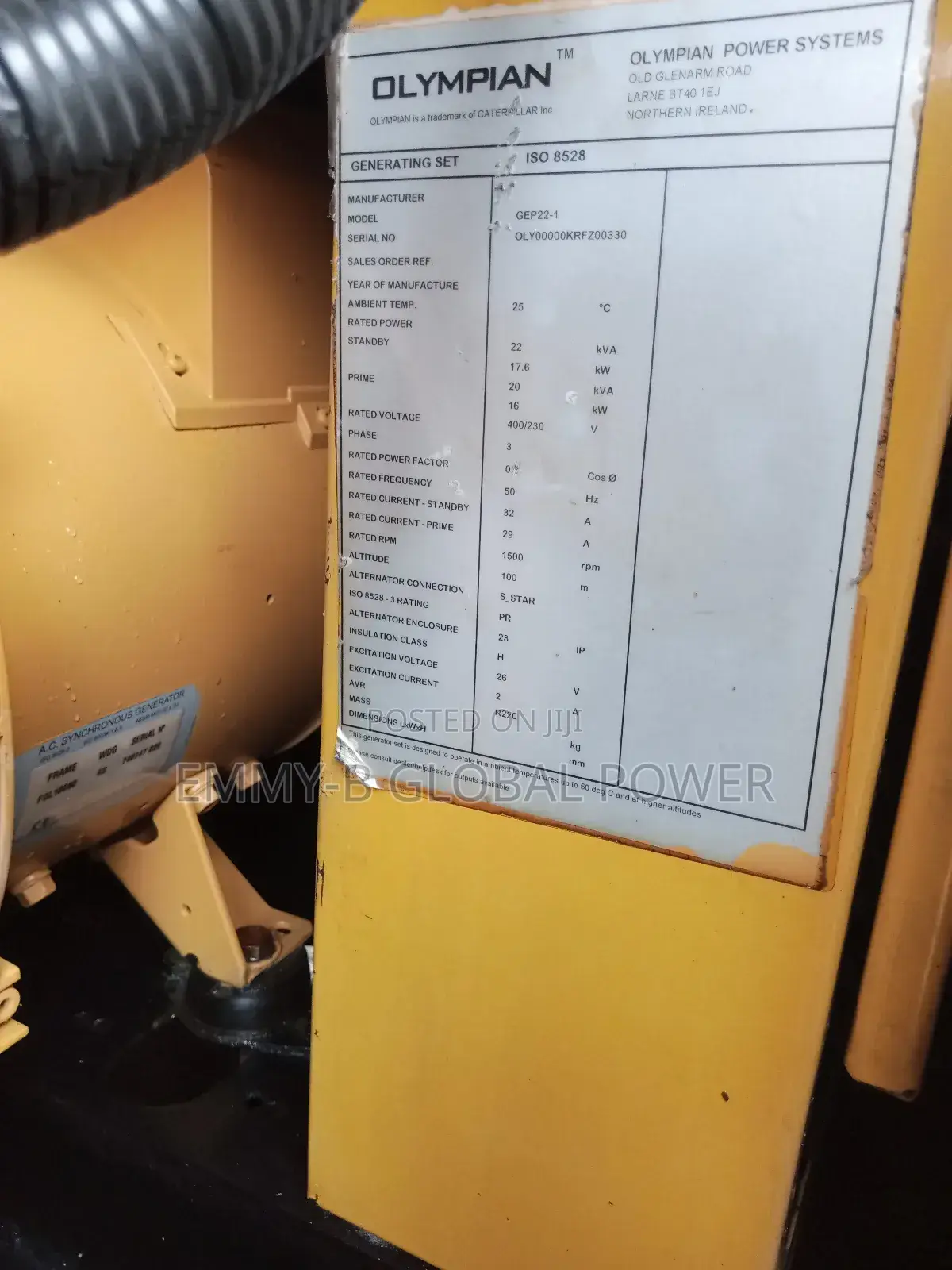 Mantrac 20kva Uk Used In Good Condition With A Free Delivery