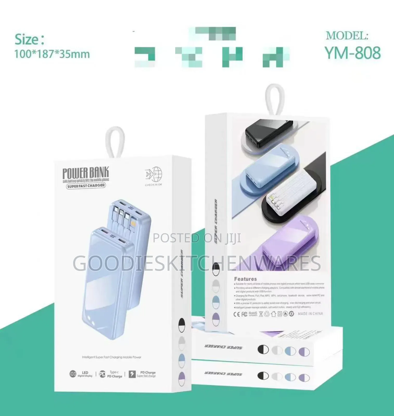 20,000 Mah Power Bank