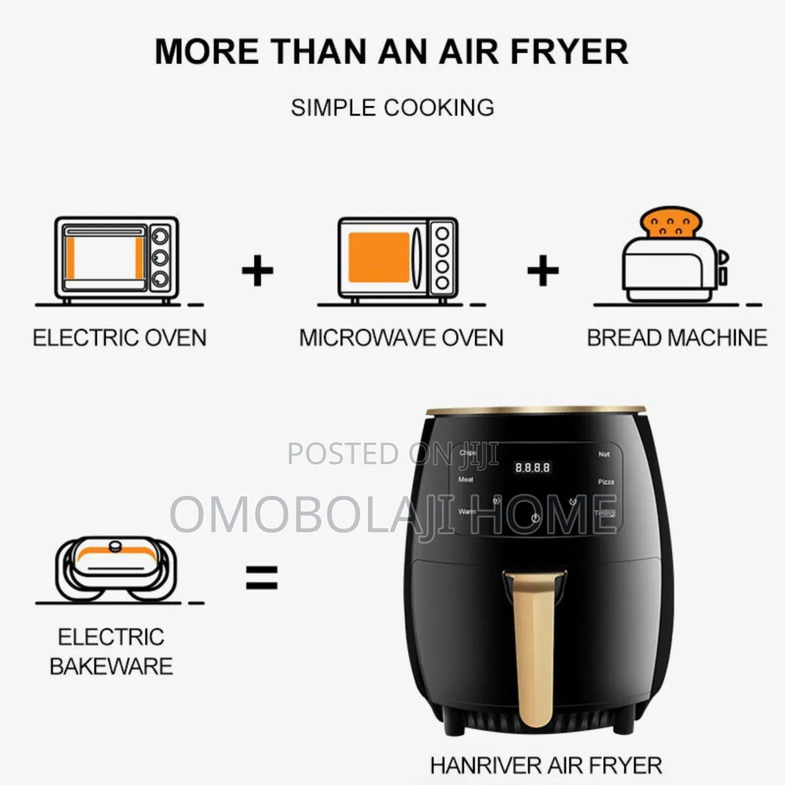 9 Liters Kenwood Air Fryer
