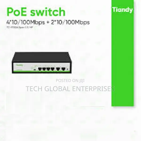 Tiandy 4port Poe Switch Tc-P3s06