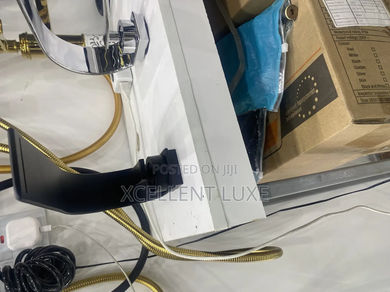 Black Luxury Basin Mixer Tap Faucet