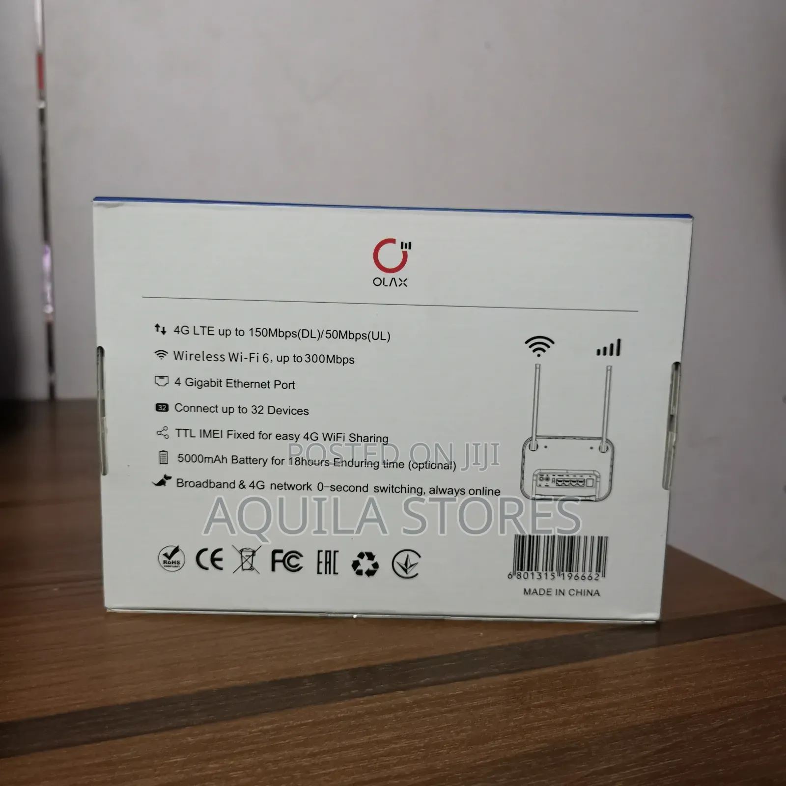 Olax Ax8 Pro 4g Lte Wifi 6 Router