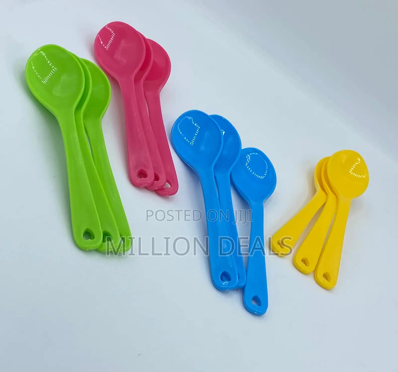 12 Pieces Plastic Spoon Kids Spoon Set Ages 2+