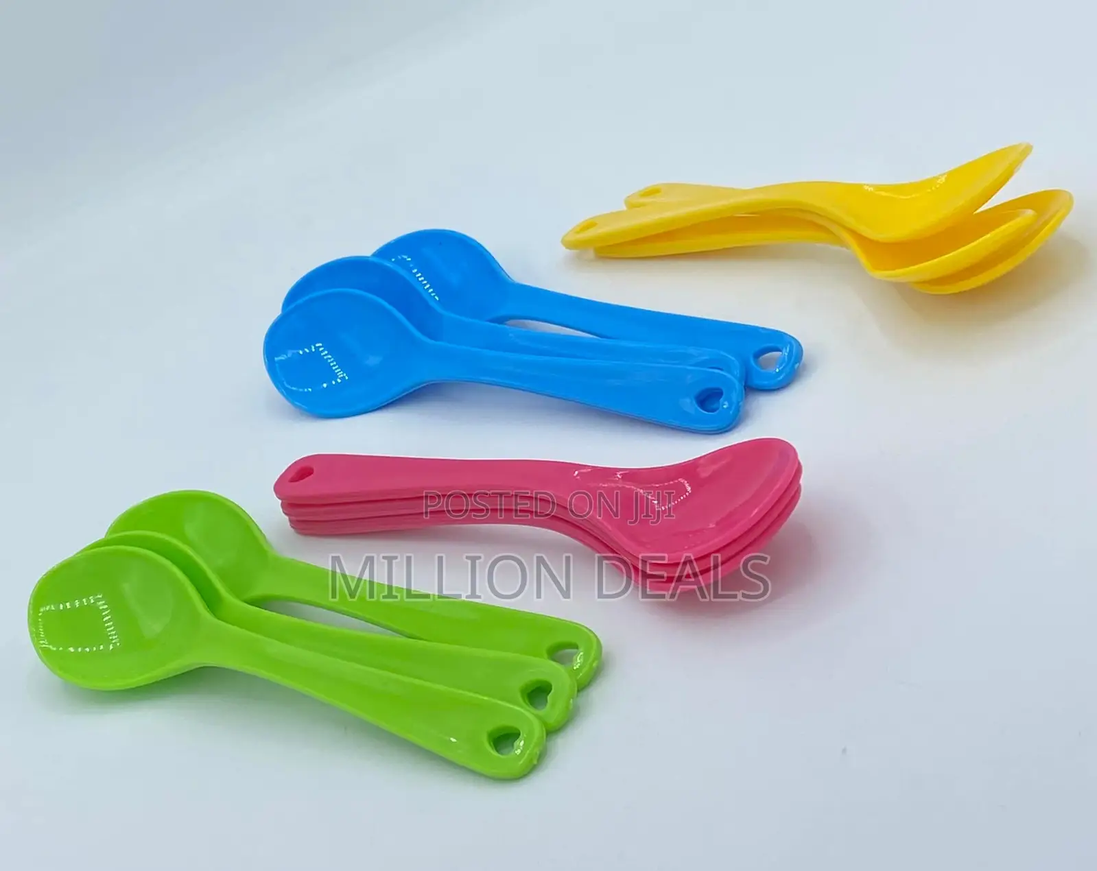 12 Pieces Plastic Spoon Kids Spoon Set Ages 2+
