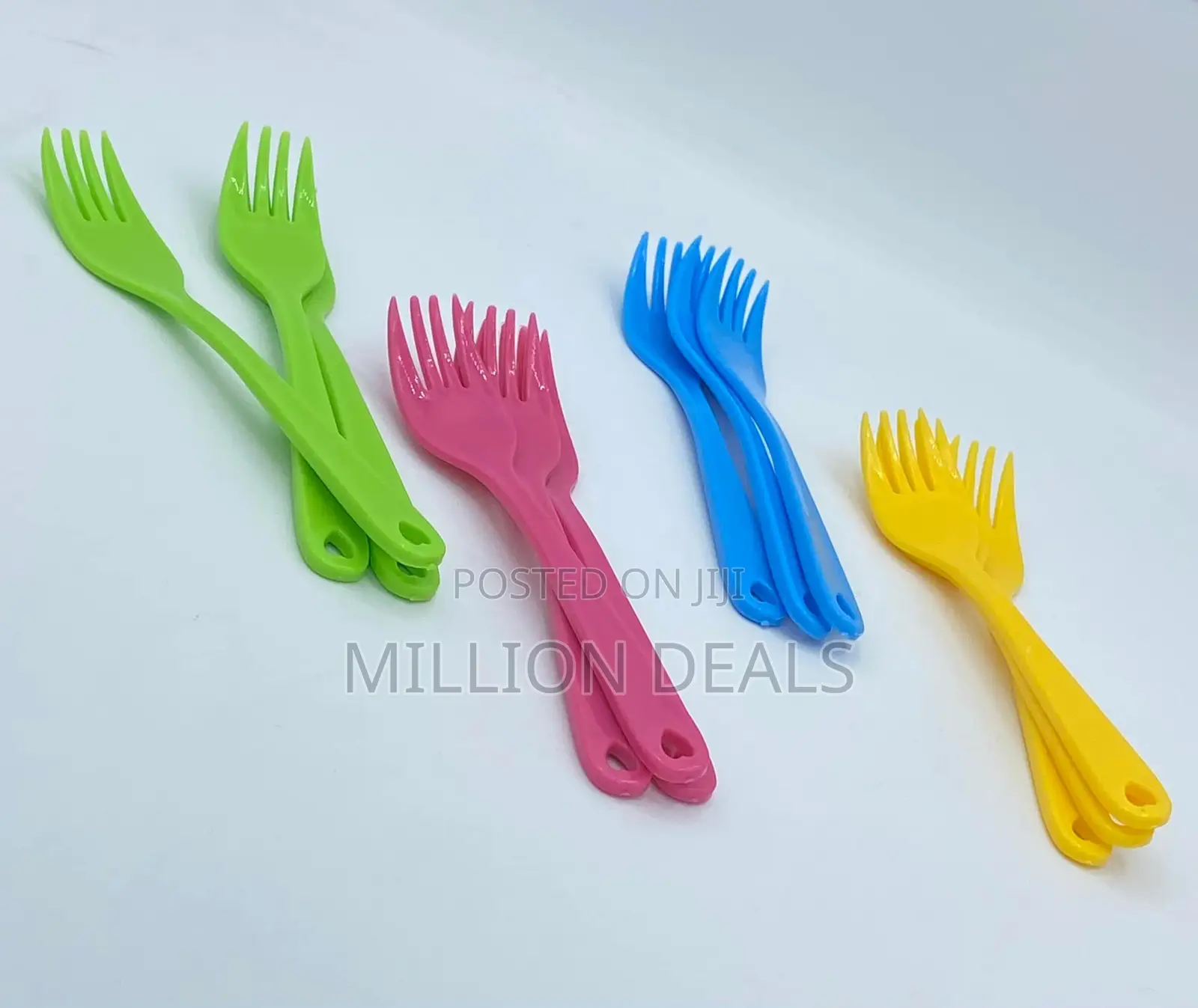 12 Pieces Kids Fork Feeding Plastic Set Ages 2+