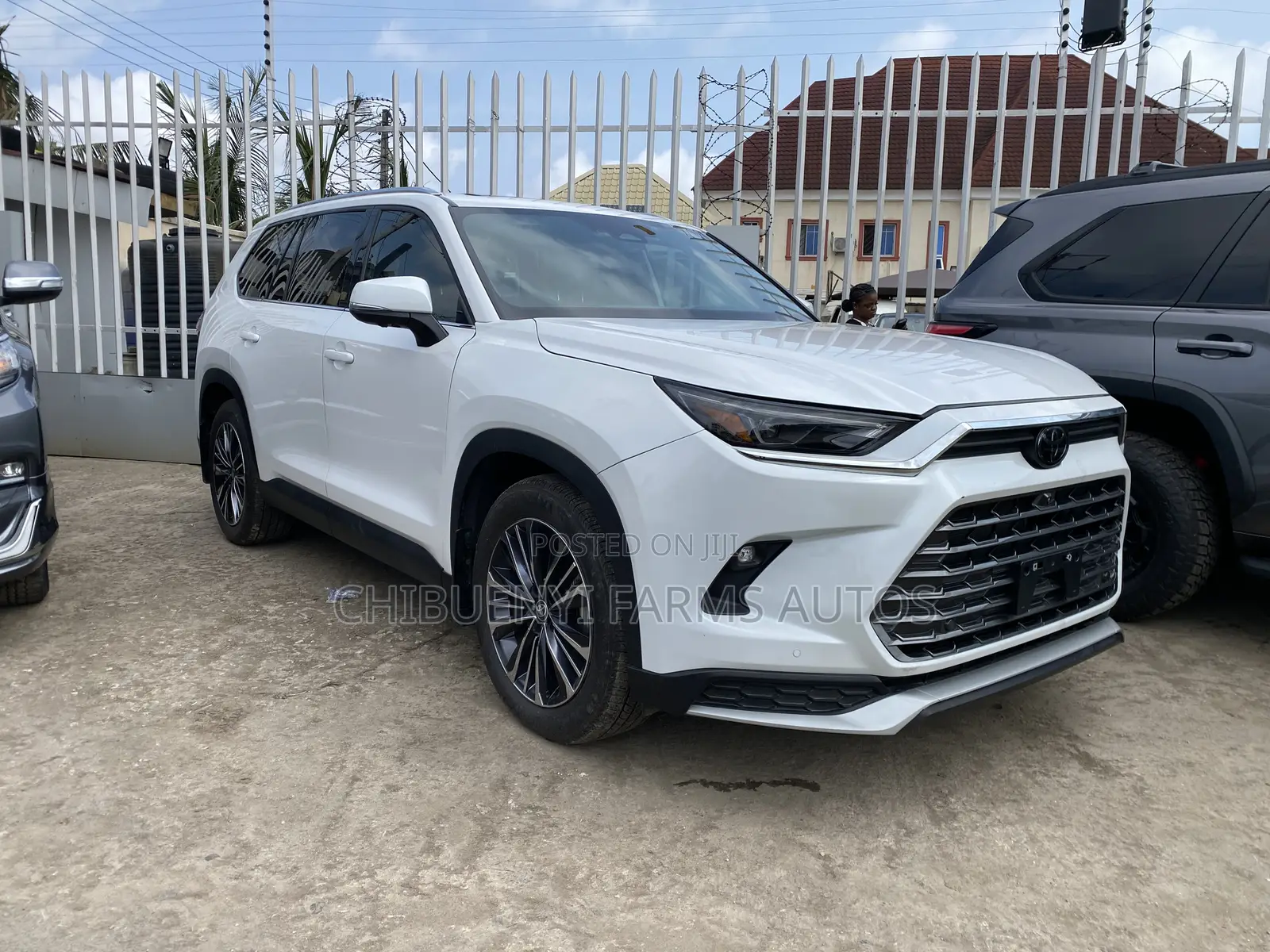 New Toyota Grand Highlander Hybrid 2024 White
