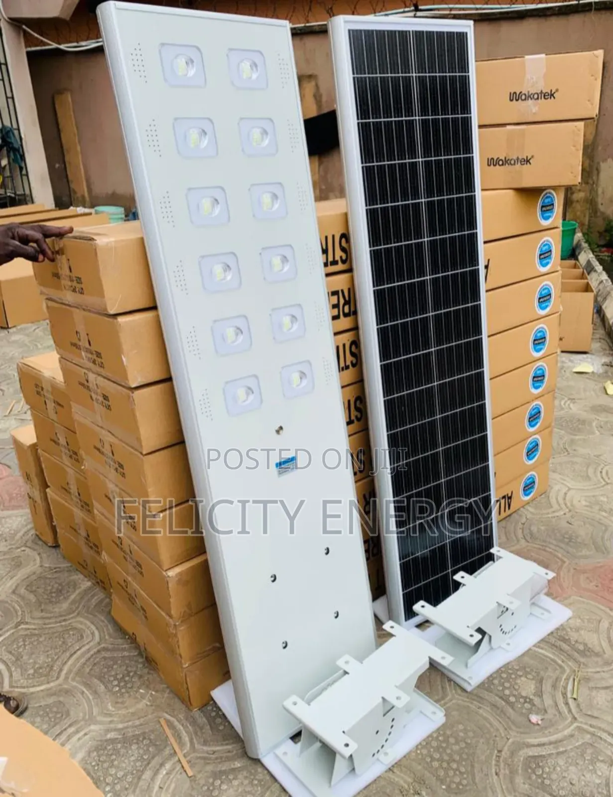 Wakatek All in One Street Solar Light (100watt)