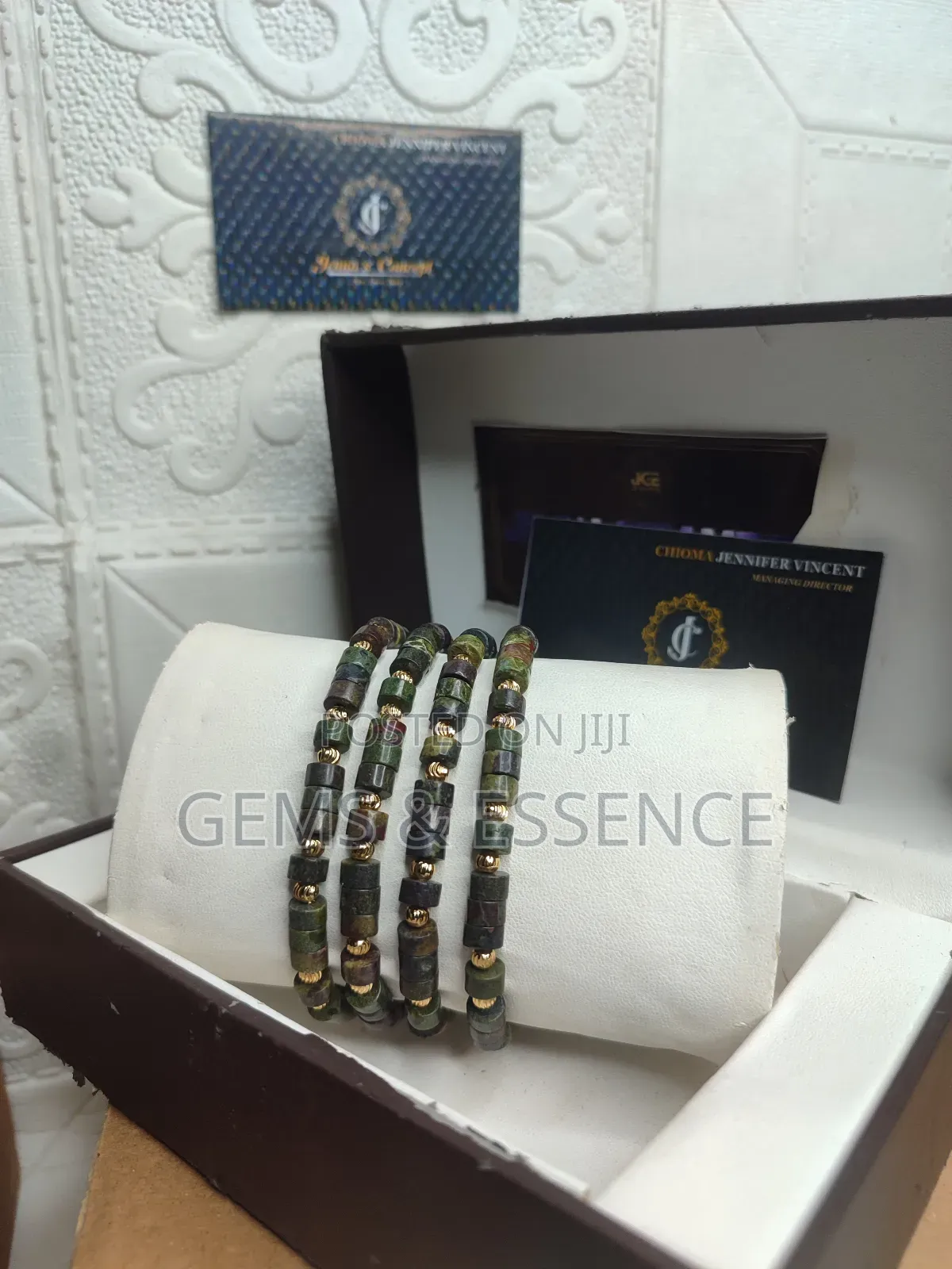 Emerald Bracelet Set