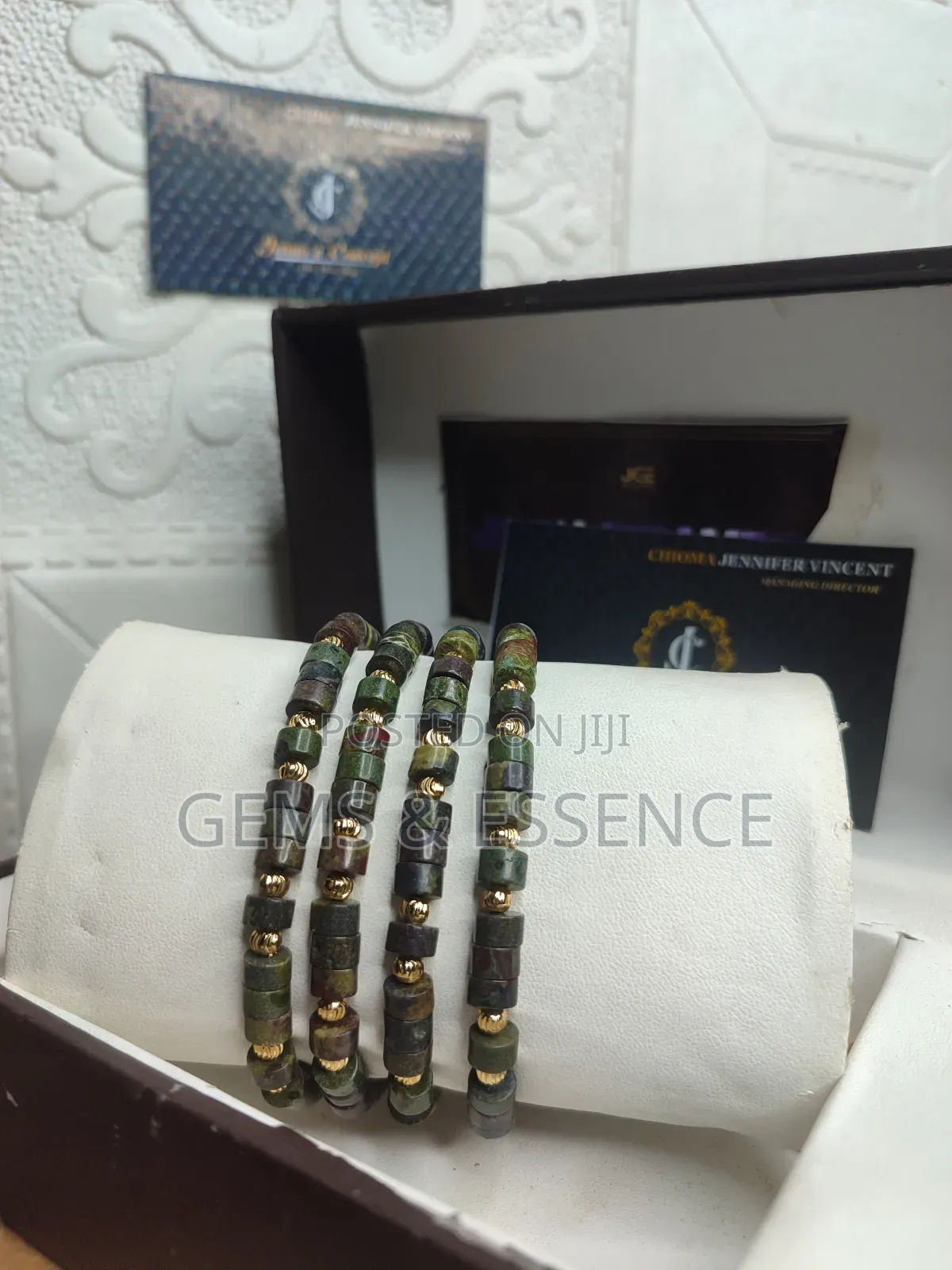 Emerald Bracelet Set