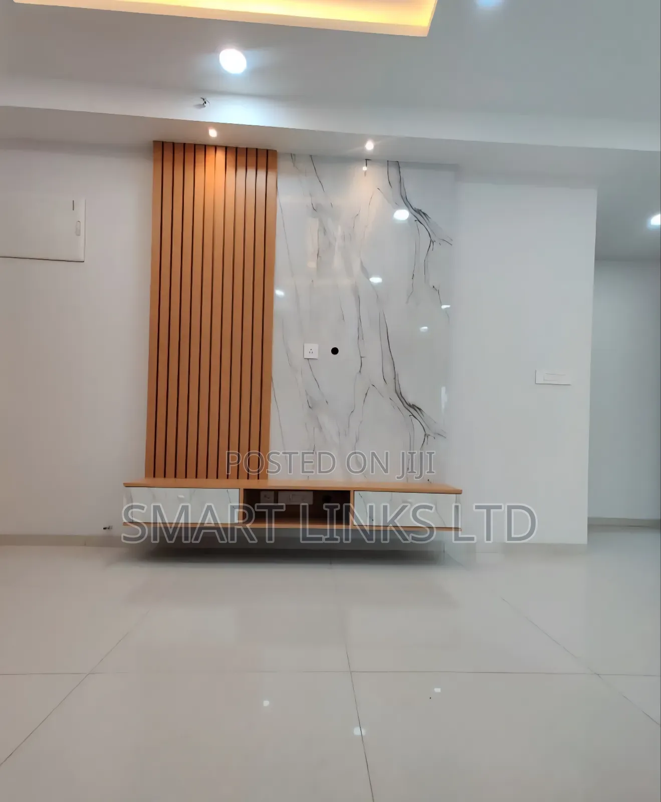 Trendy Customized Tv Console — Unique and Strong