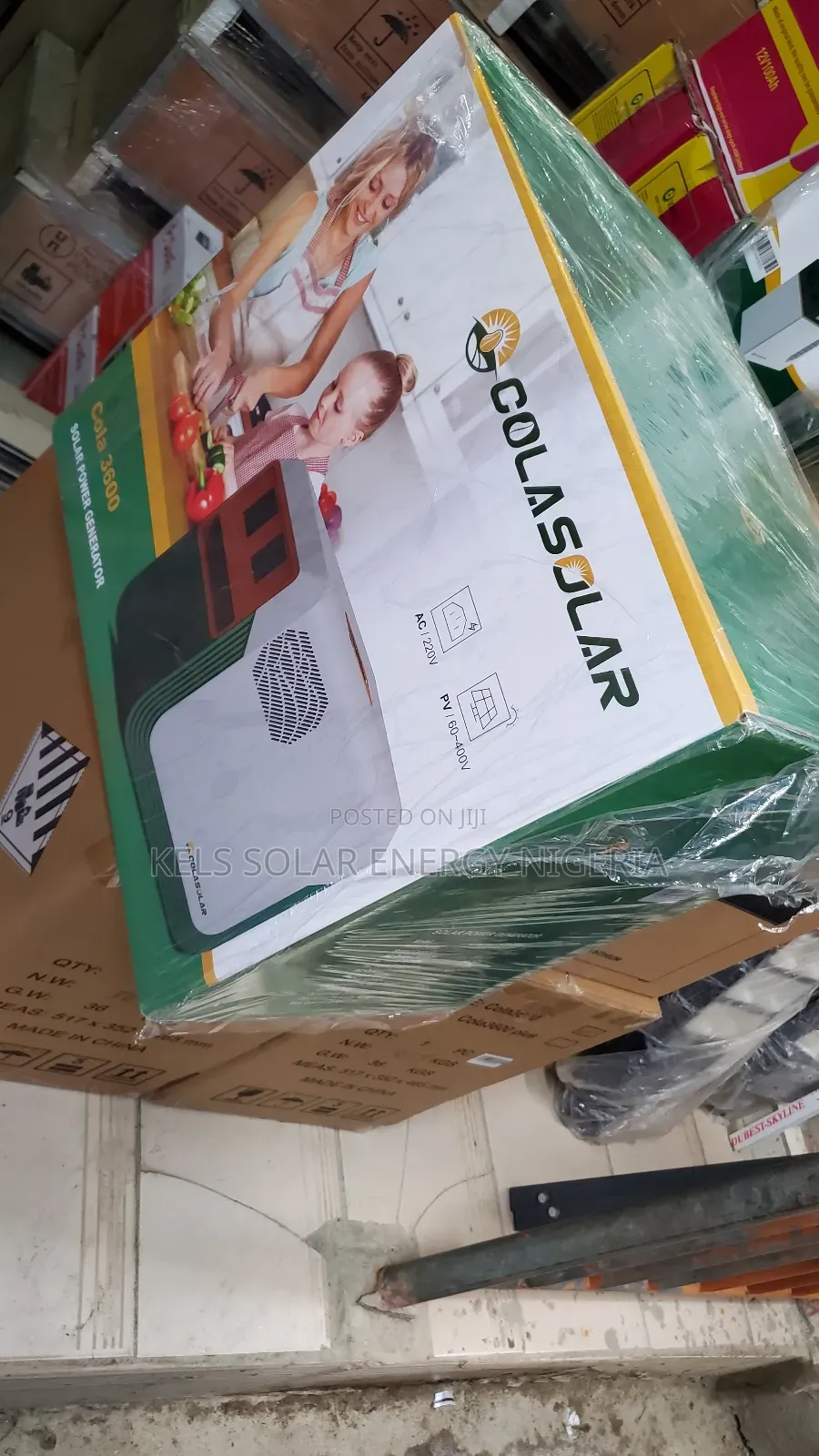 3.6kwh Colasolar Generator
