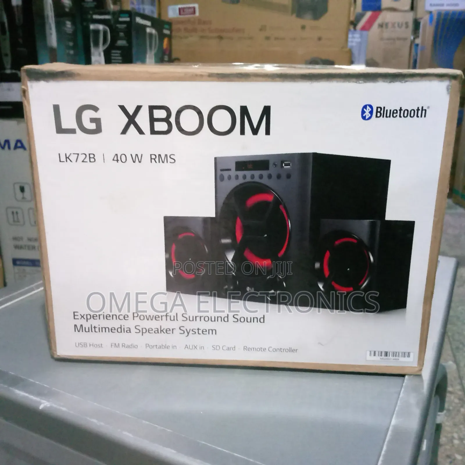Lg X Boom  Standing Speaker Two Speakers