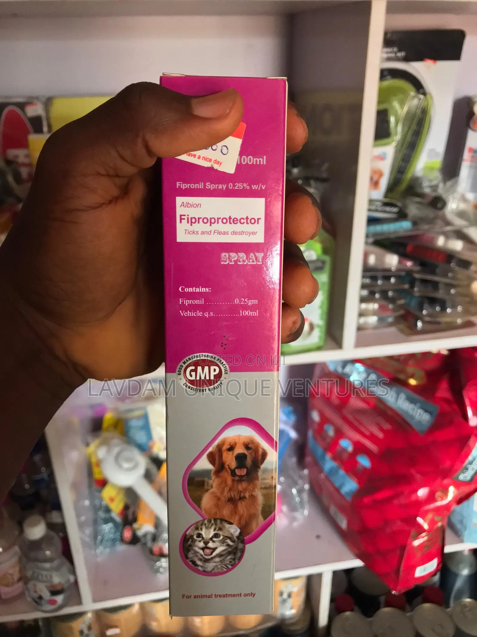 Fiproprotector Flea Tick Treatment for Dogs Cats