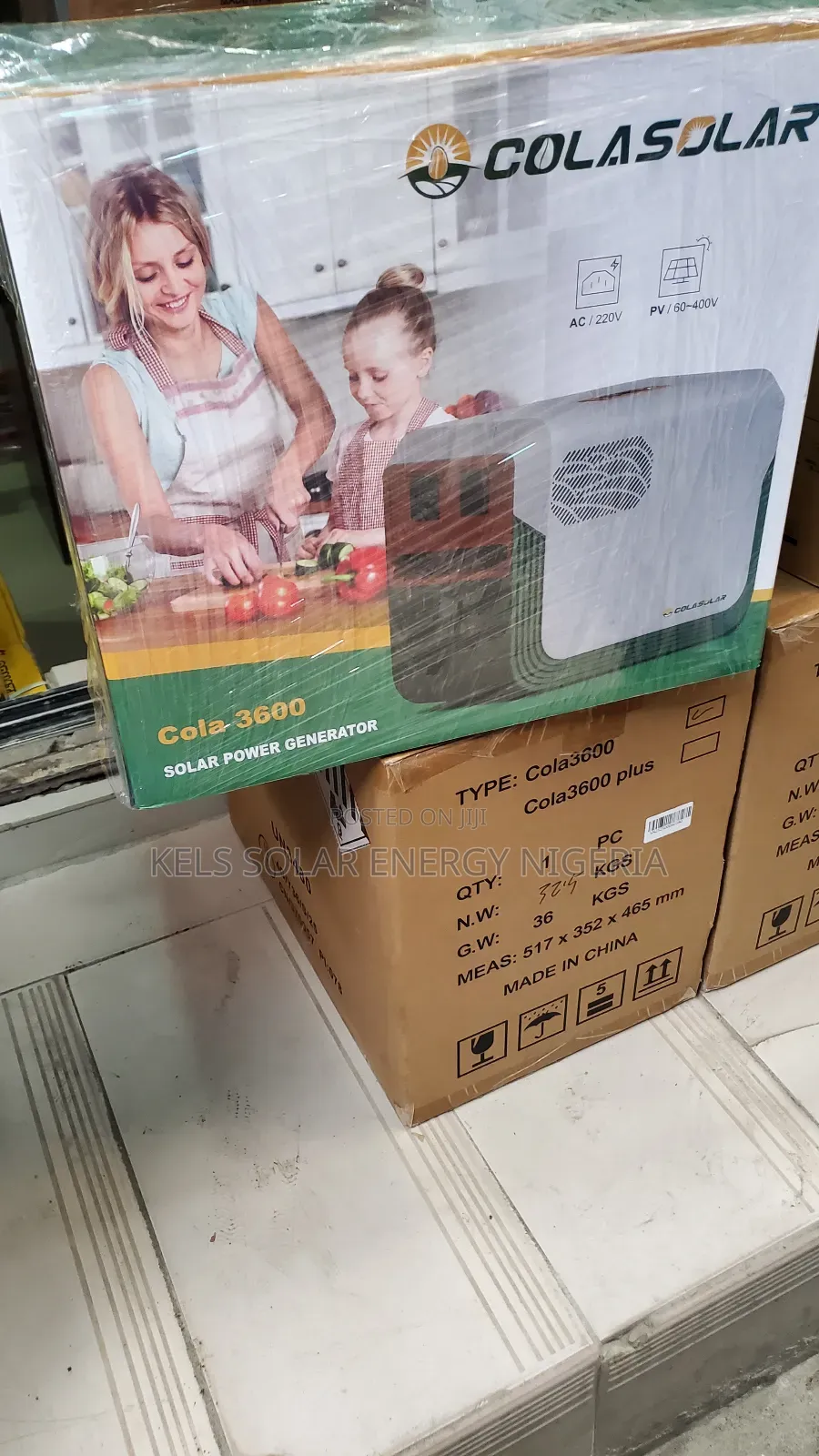 3.6kwh Colasolar Generator
