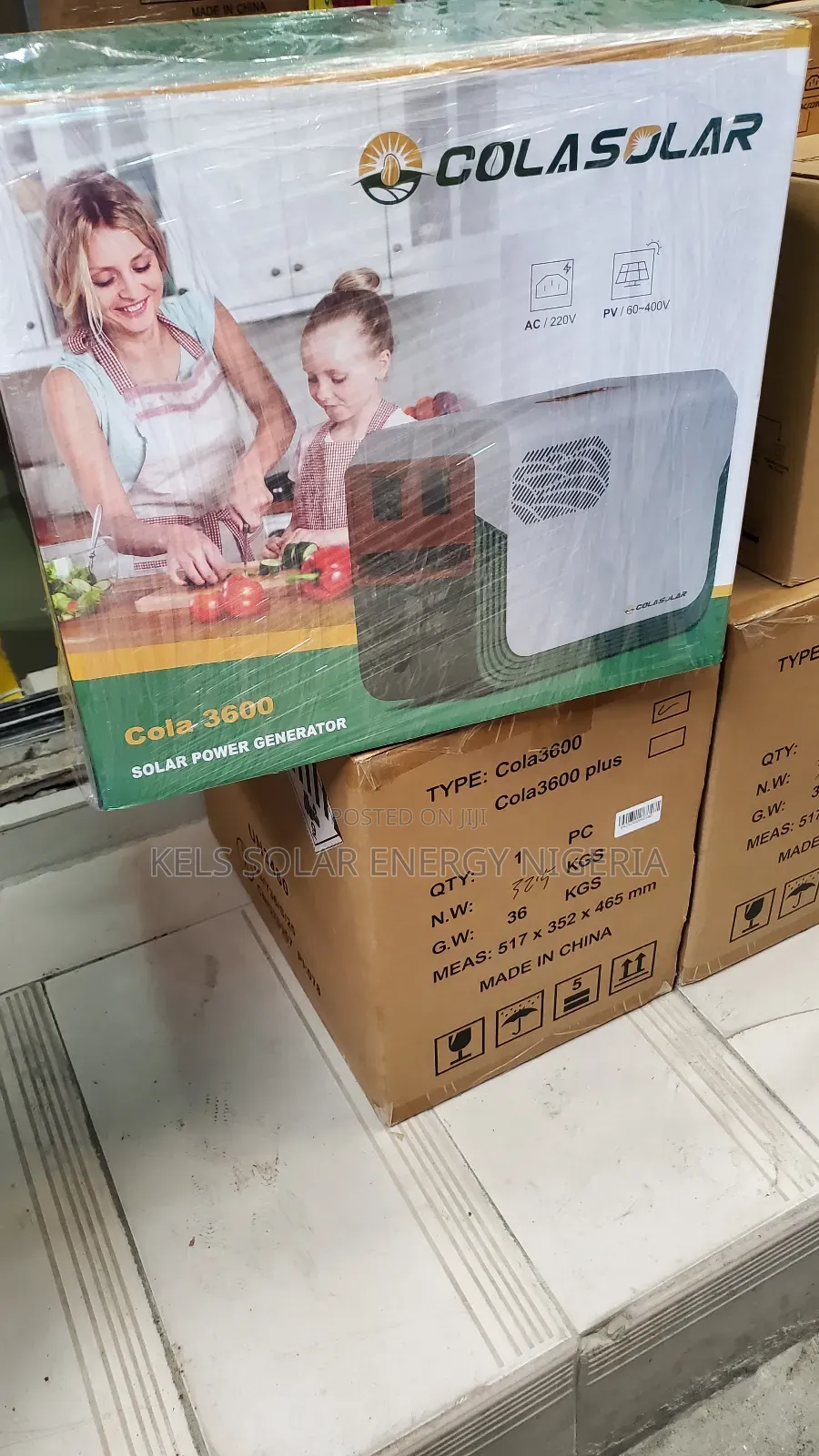 3.6kwh Colasolar Generator