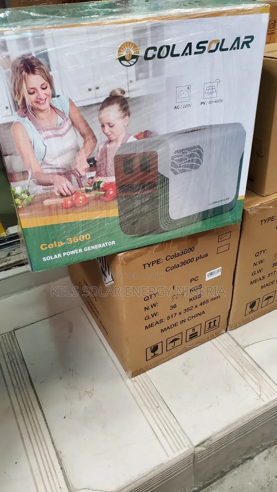 3.6kwh Colasolar Generator
