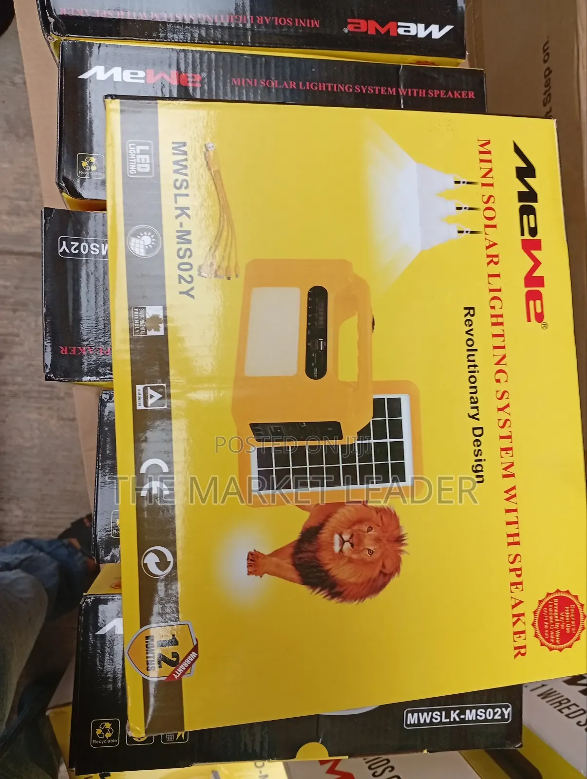 Mewe Solar Ms02ykit(Radio 3 Bulbs)