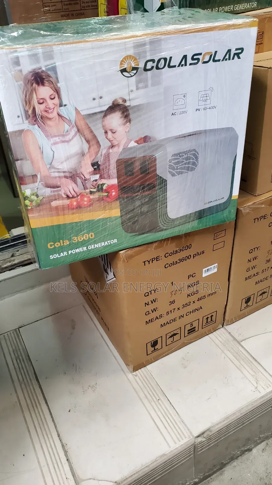 3.6kwh Colasolar Generator