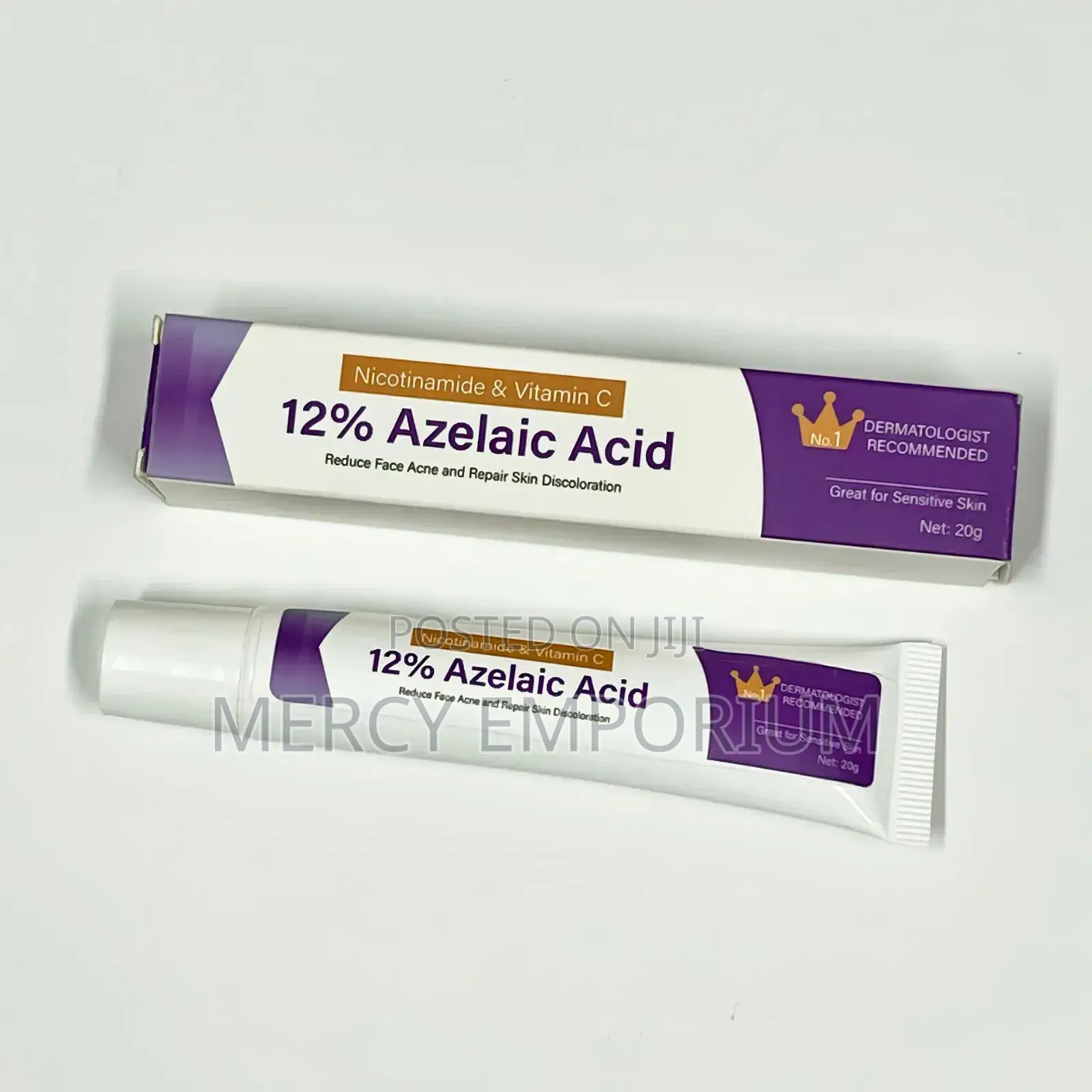 Azelaic Acid Cream 12% And 15% For Pimples , Discoloration, Dark Marks