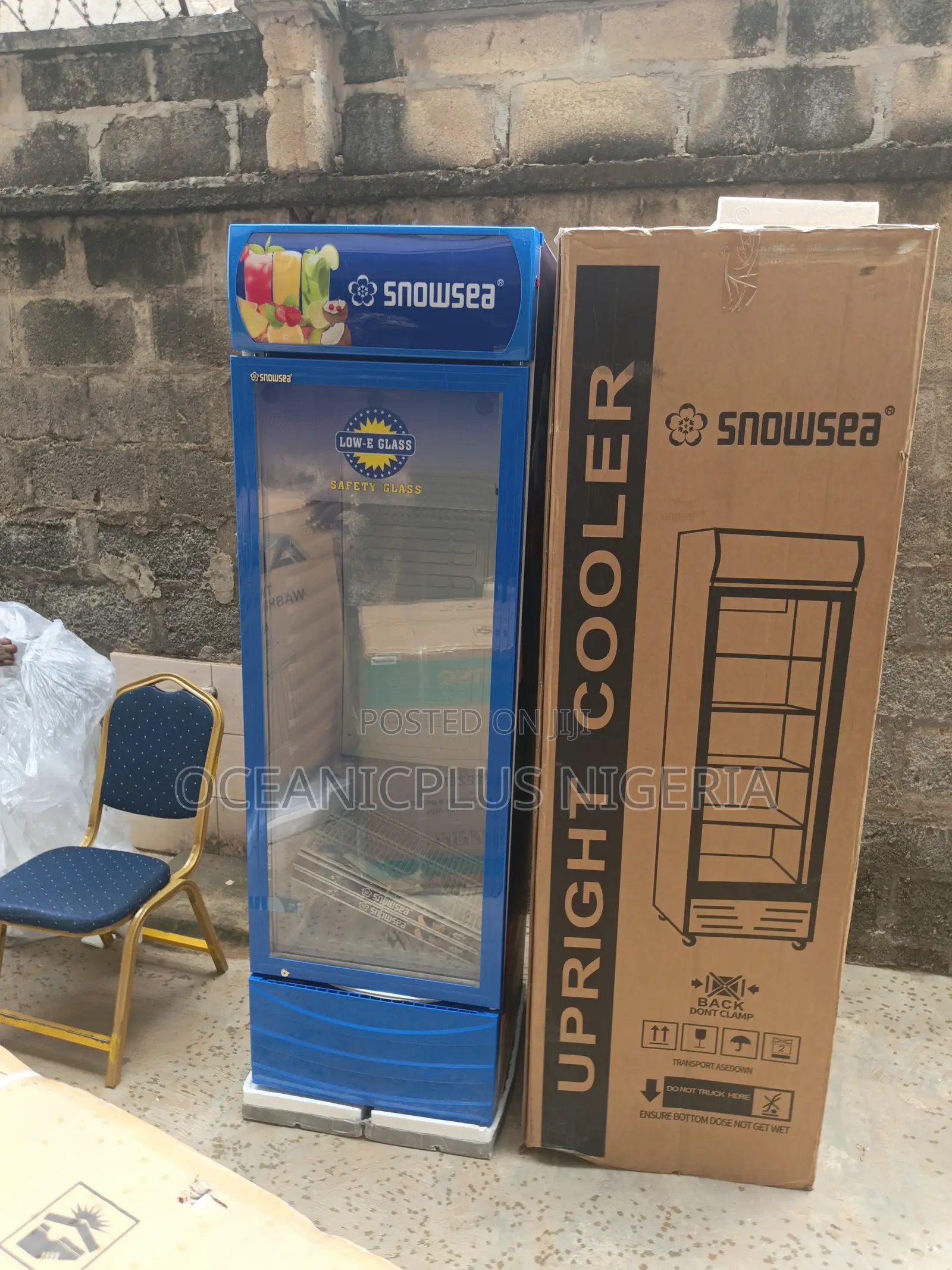 Elite Snowsea 300 Liters Upright Showcase Freezer Chiller Lc-300