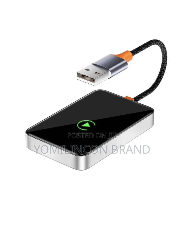 Wiwu Wi-Cp001 Wireless Carplay Adapter, Grey, Usb+Lightning+Type-C