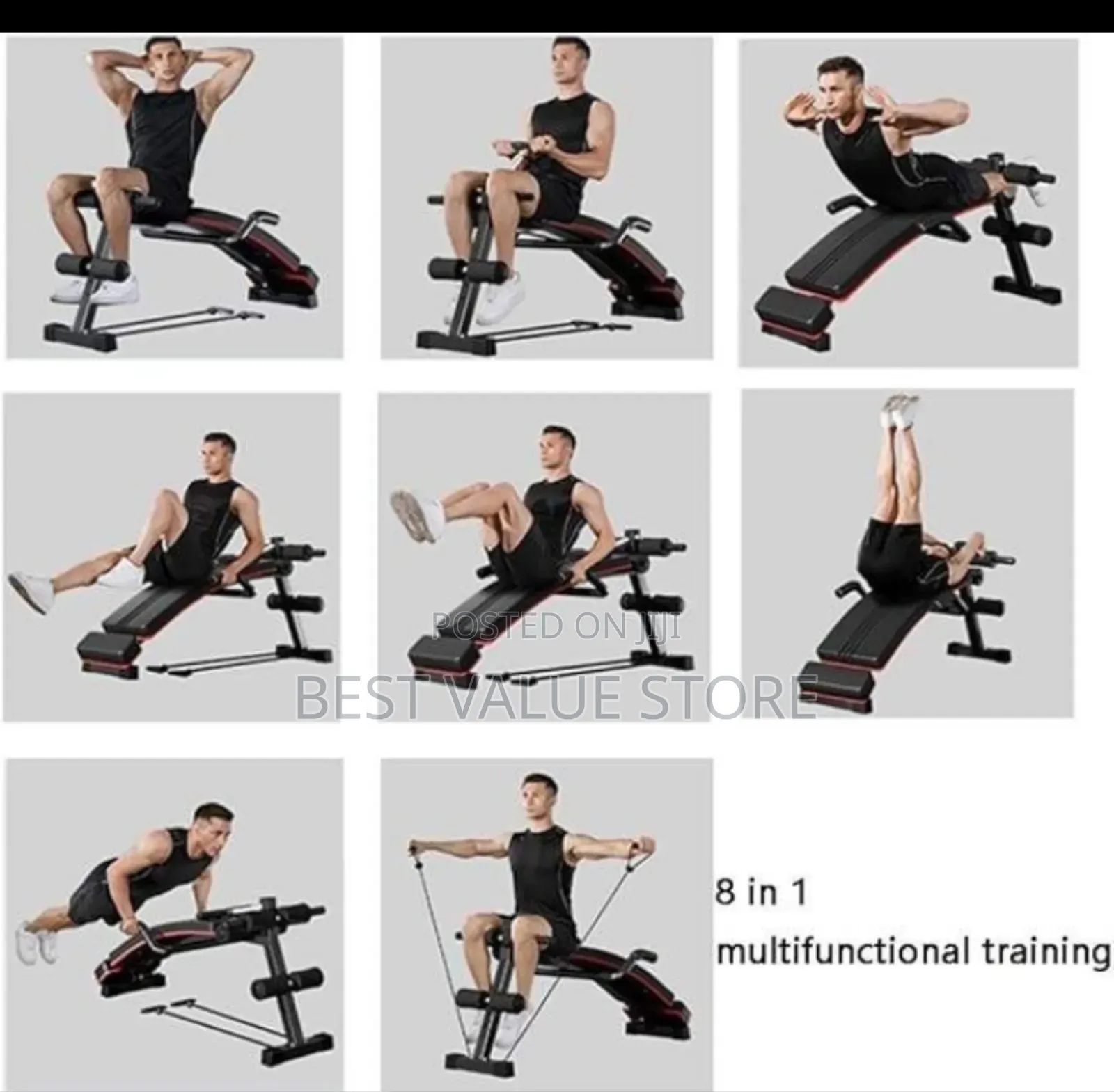 Situp Bench With Rope and Expander
