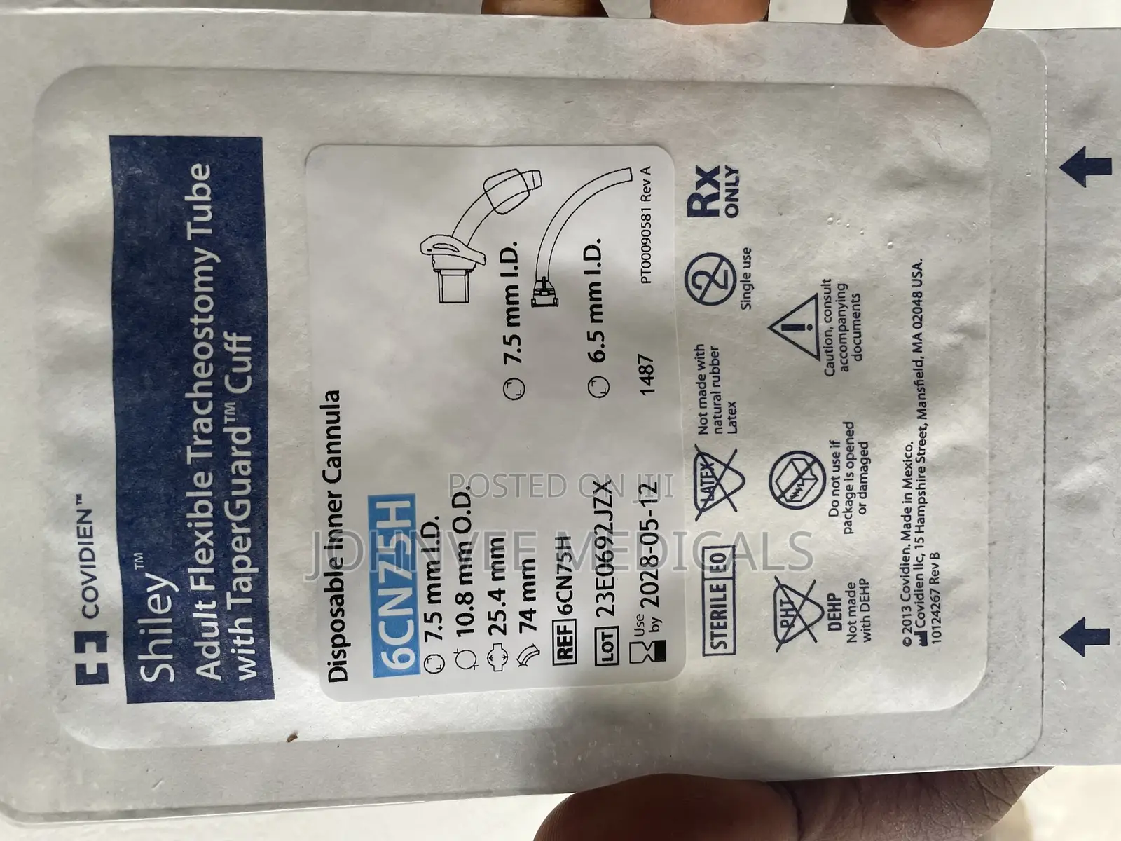 Covidien Adult Tracheostomy Tube