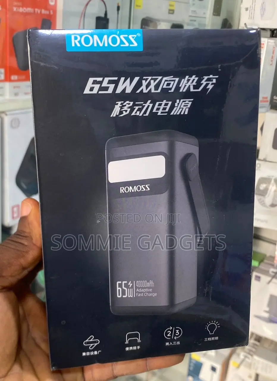 Romoss 40000mah 65w Laptop Power Bank