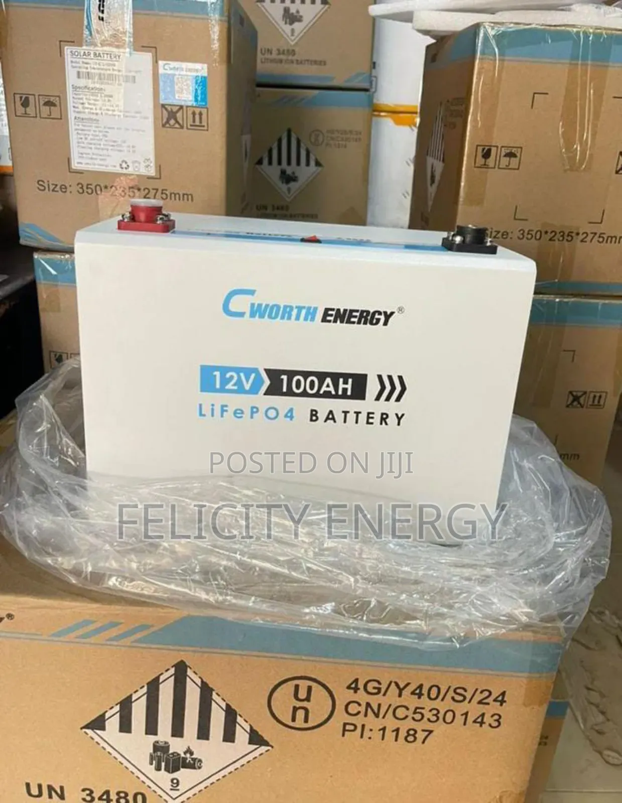 C Worth Energy Lithium Battery 100amps 12.8v