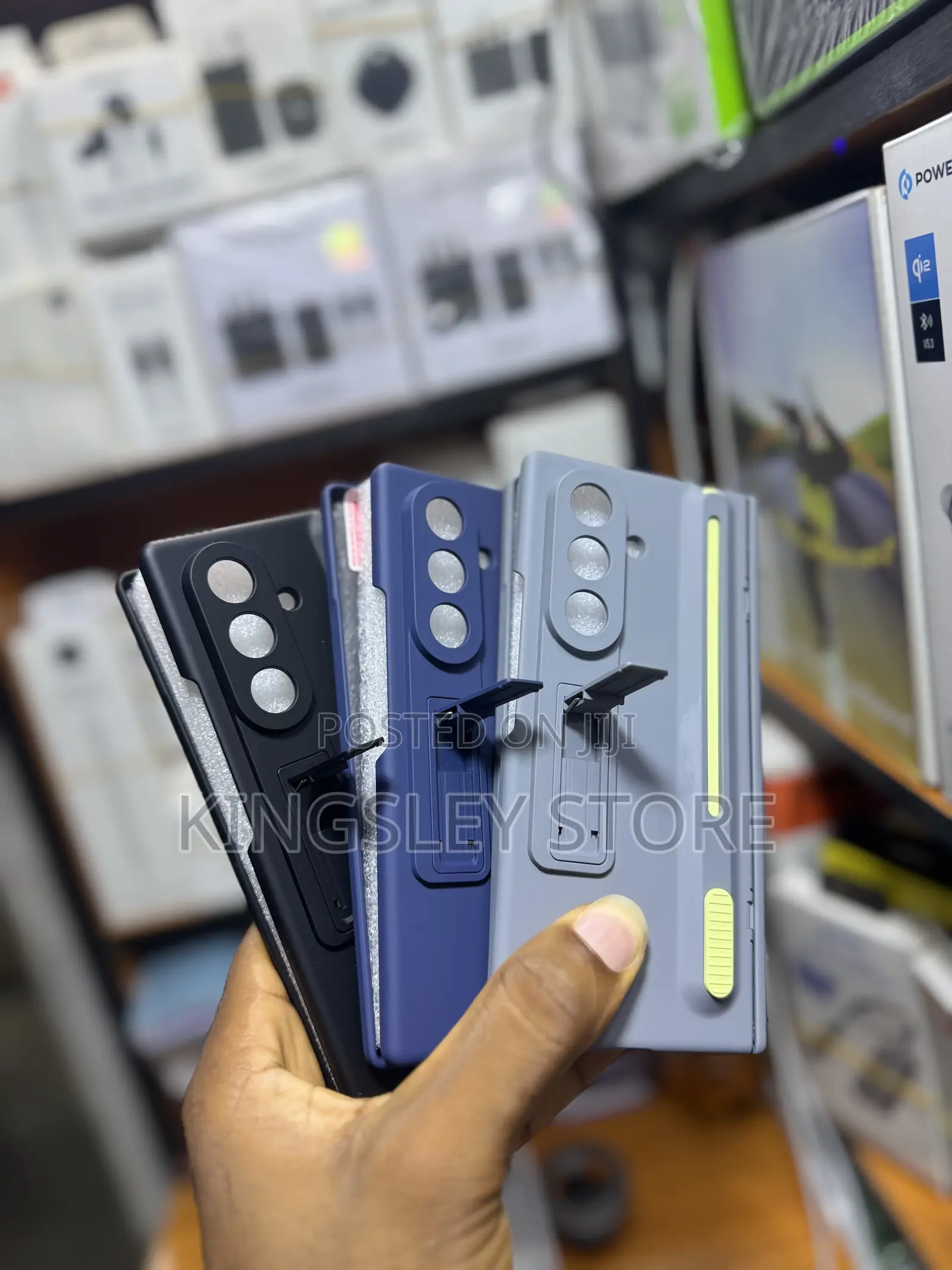 Samsun Z Fold 7 Hinge Protection and Stand Built in Screen Protector