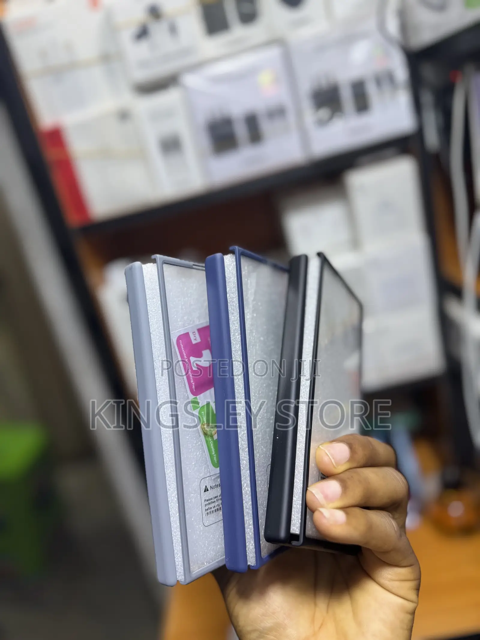 Samsun Z Fold 7 Hinge Protection and Stand Built in Screen Protector