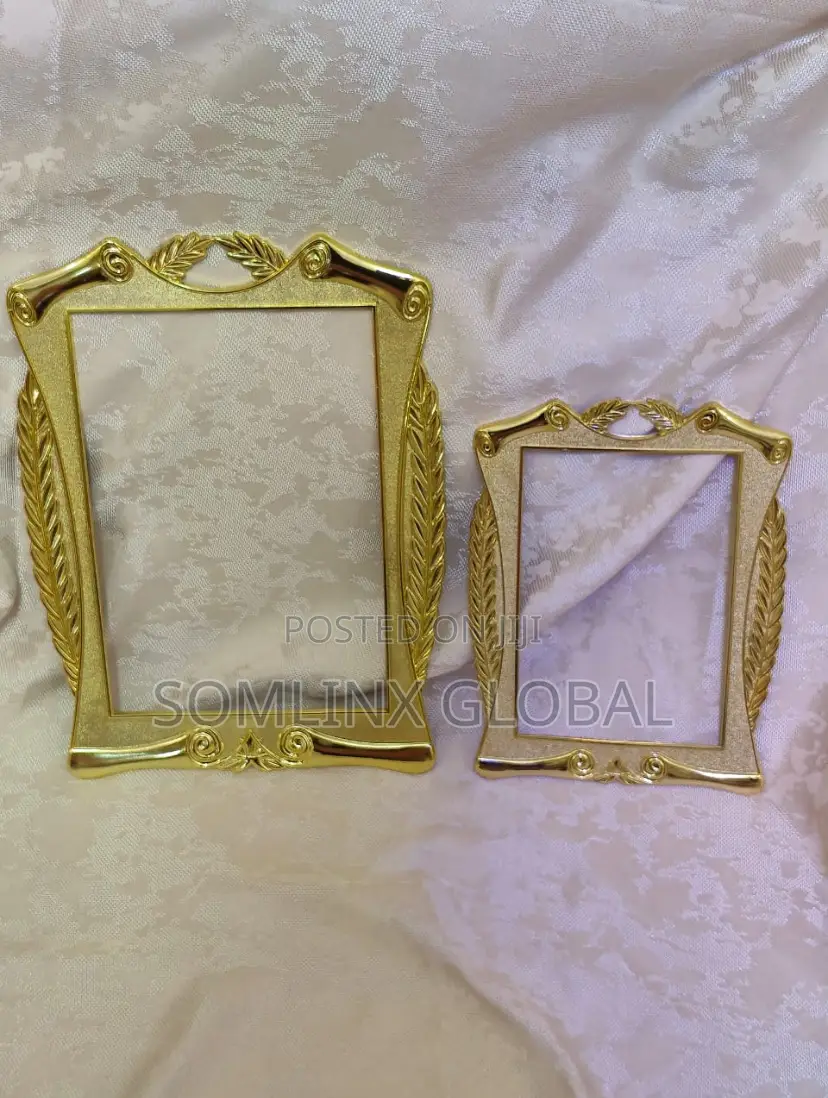 Gold Frame for Wooden Plaque (8by10 6by8)