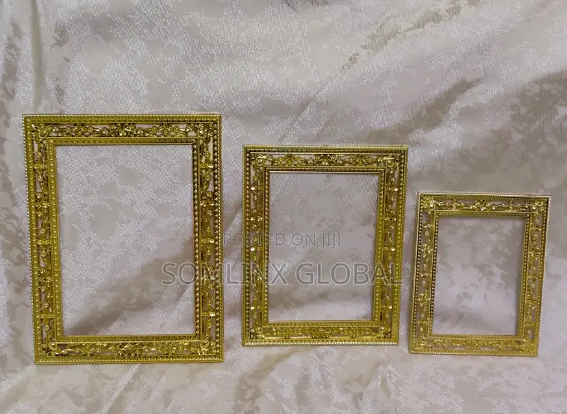 Gold Frame for Wood Plaques- 9by12, 8by10 6by8