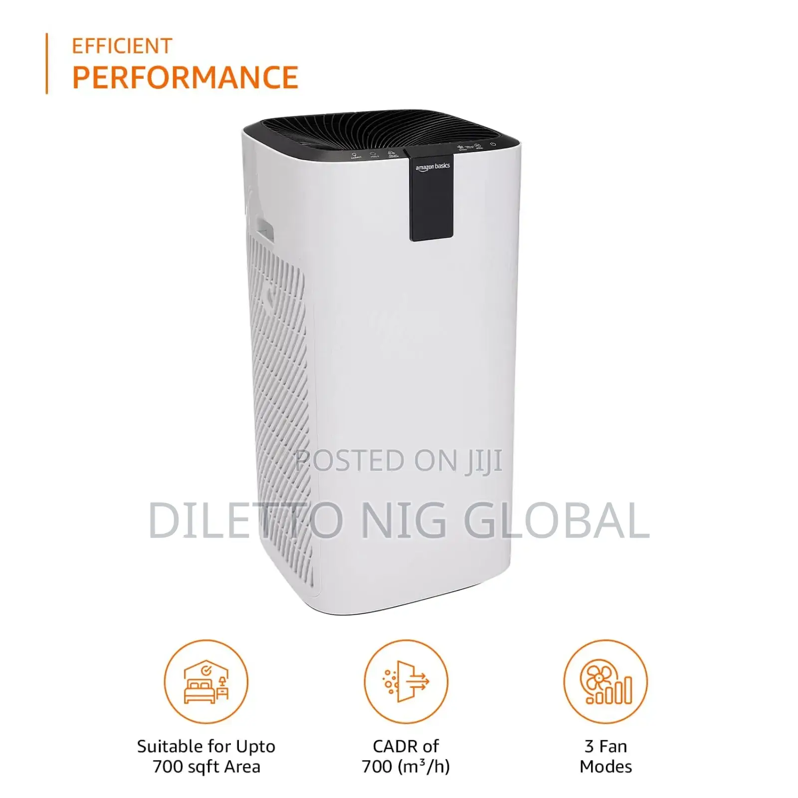 Amazon Basics Air Purifier With Dual Max Hepa Filter 700 Sqft