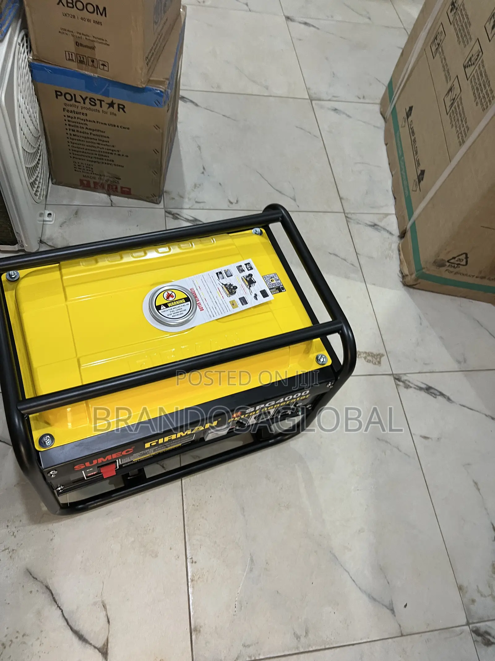 Brand New Sumec Firman 3.2kva Gen – Low Fuel Use