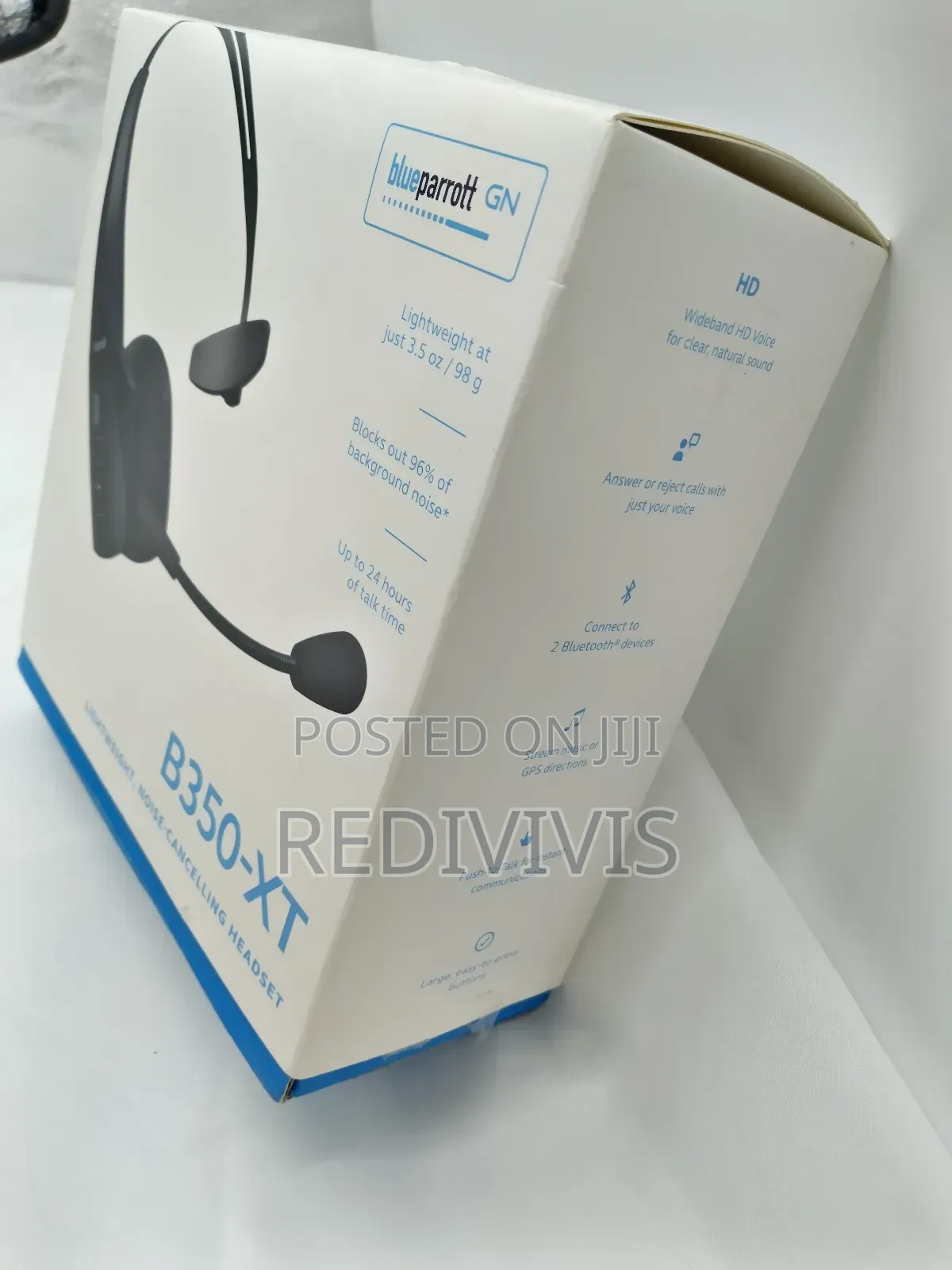 Blueparrot B350- Xt Wireless Mono Headset - Truck- Grade Noise Cancel