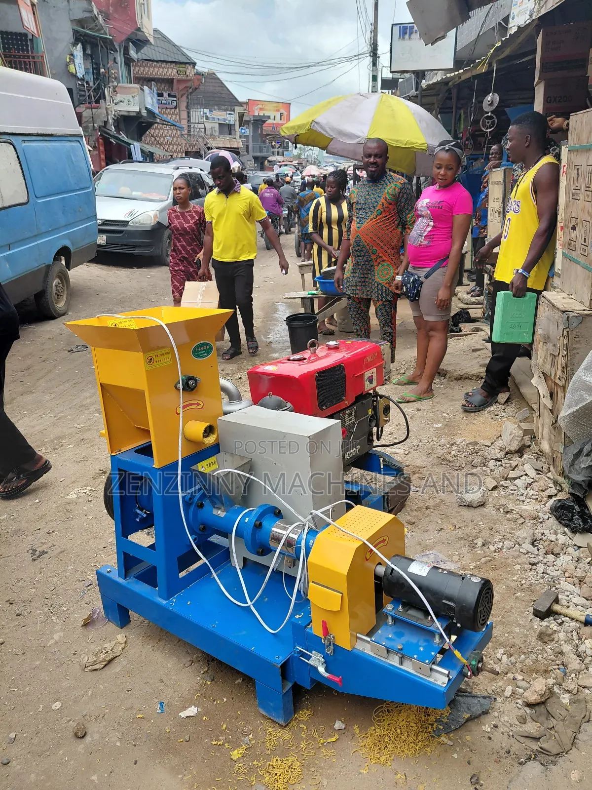 Diesel Engine Floating Feed Extruder