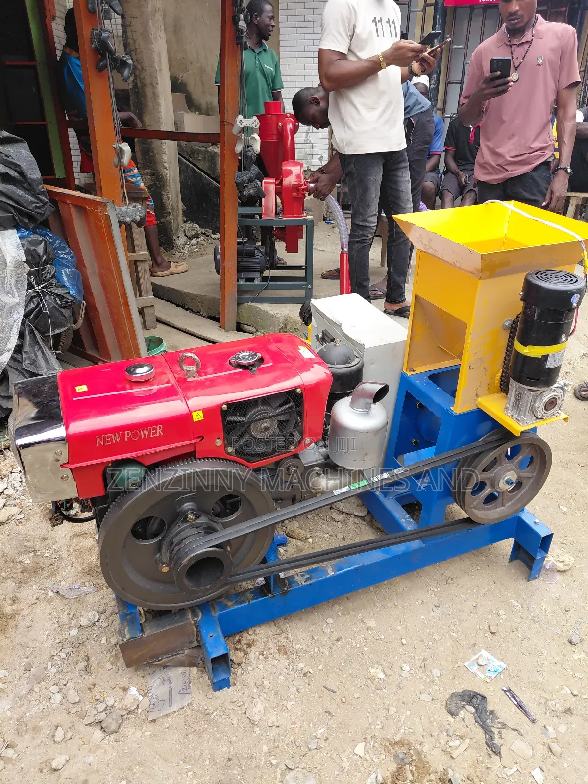 Diesel Engine Floating Feed Extruder