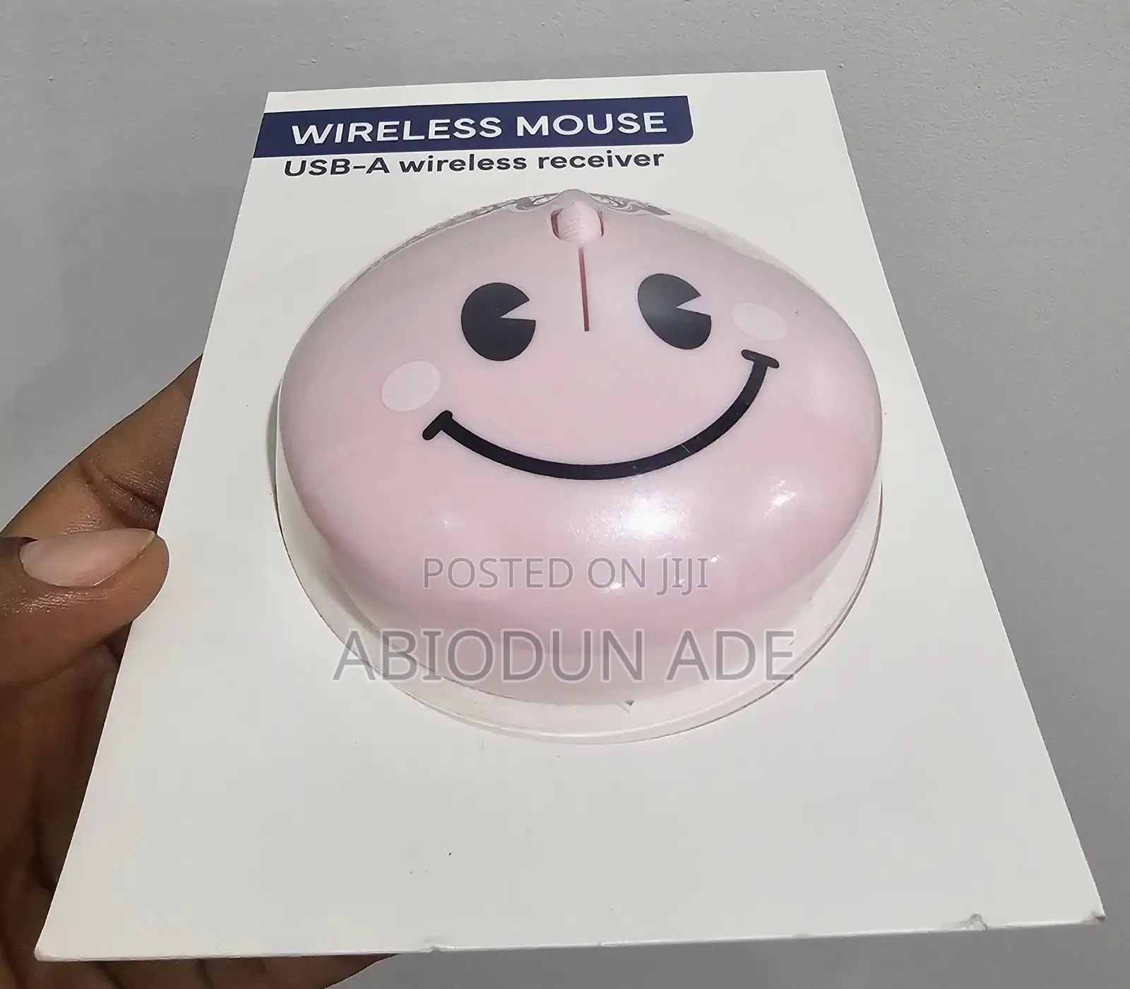 Vivitar Wireless Mouse (Smiley Light Pink Mice)