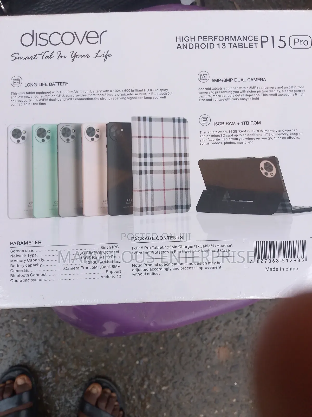 New Discover P15 Pro 16 GB Blue